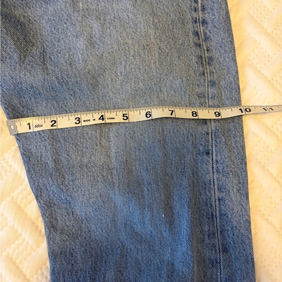 Levi's “Wedgie” Rigid Cropped Jeans w/Distressed Hem - Size 30 Circa 2019 - Picture 7 of 8